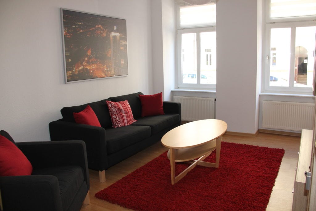 Ferienwohnung in Leipzig Wohnzimmer